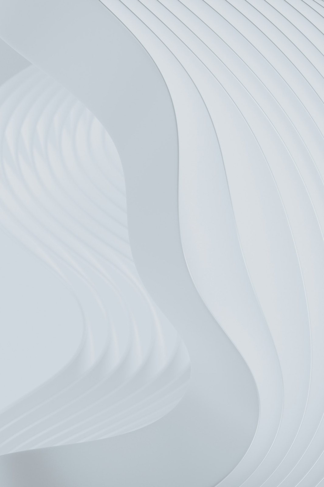 Fond blanc abstrait aux lignes ondulées